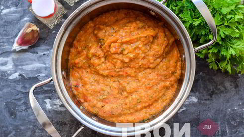 икра из патиссонов на зиму