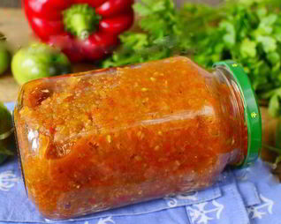 Икра из зеленых помидоров на зиму