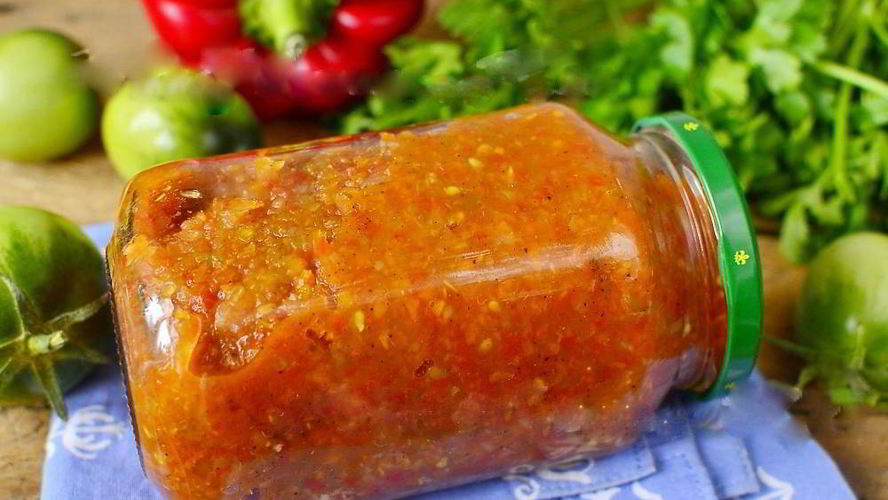 Рецепт икры из зеленых помидоров на зиму