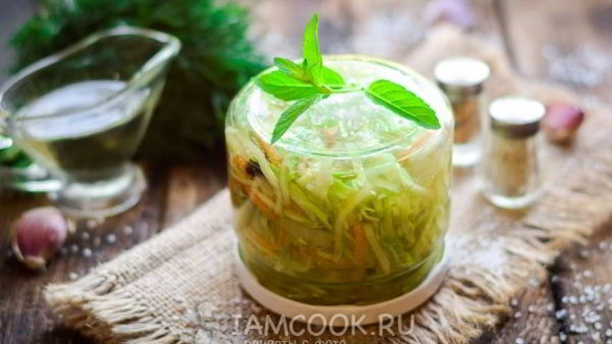 Рецепт кабачков по-корейски на зиму без стерилизации