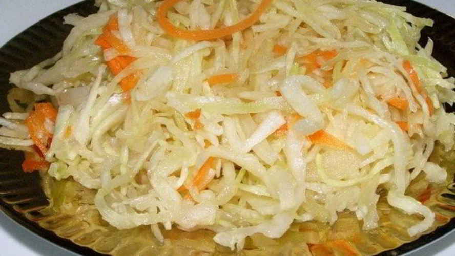 Рецепт капусты квашеной с сахаром