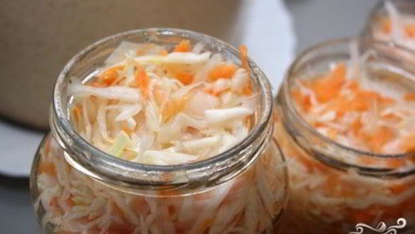 Рецепт Капусты на зиму без стерилизации