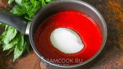 клубничное пюре на зиму