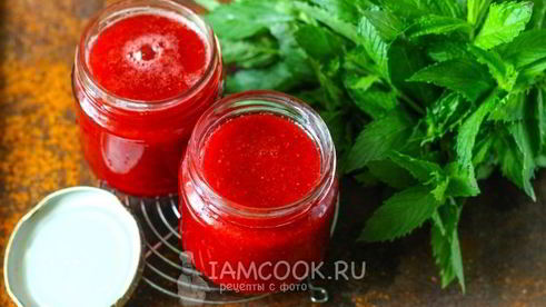 клубничное пюре на зиму