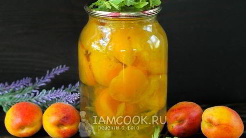 компот из абрикосов на зиму без стерилизации