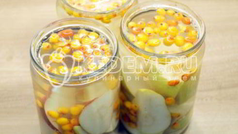 компот из груш с облепихой