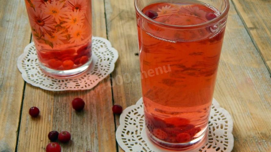 Рецепт компота из клюквы замороженной
