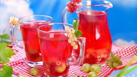 Рецепт Компота из крыжовника без закатки