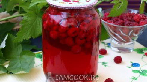 компот из малины на зиму