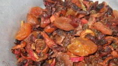 компот из сухофруктов с лимоном