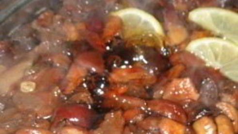 компот из сухофруктов с лимоном