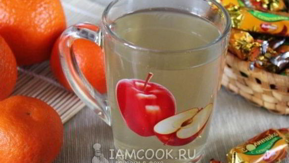 Рецепт Компота из яблок и апельсинов