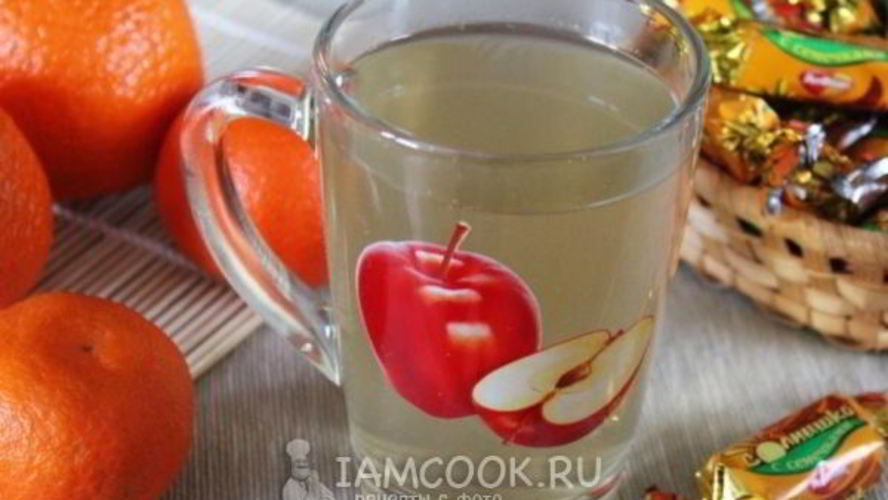 Рецепт компота из яблок и апельсинов