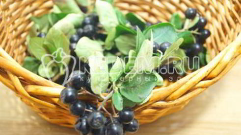 компот из яблок и черноплодной рябины