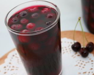 Летний компот из вишни