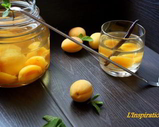 Ванильный компот с абрикосами Прохладительные напитки