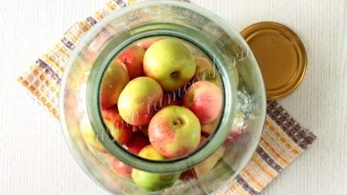 яблочный компот на зиму
