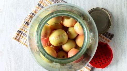 яблочный компот на зиму