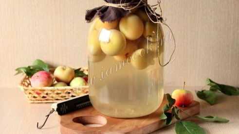 яблочный компот на зиму