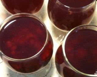 Желе из компота с желатином