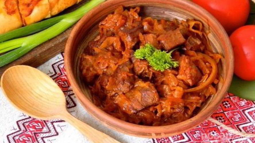 Рецепт квашеной капусты с говядиной