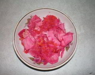 Квашеная капуста со свеклой на зиму