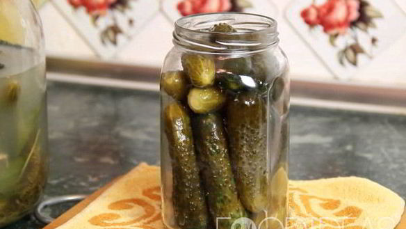 Рецепт Квашеных огурцов в банка холодного засола