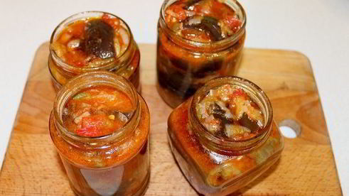 лечо из баклажанов