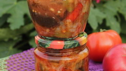 лечо из баклажанов