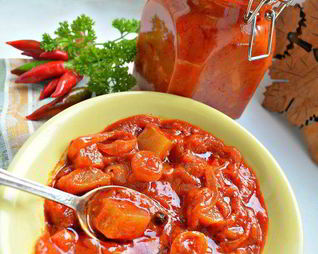 Лечо из кабачков