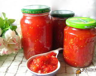 Ленивая томатная заготовка