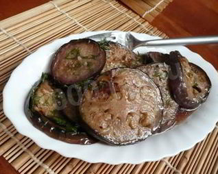 Баклажаны, маринованные в вине