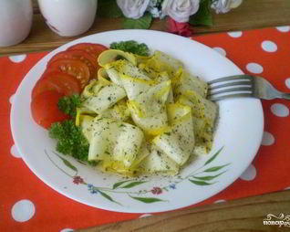 Быстрые маринованные кабачки