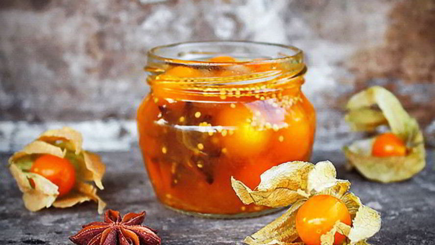 Рецепт физалиса, маринованного в апельсиновом соке