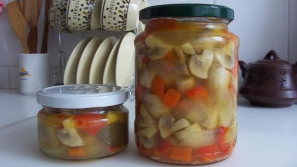 Рецепт Грибов маринованных за полчаса