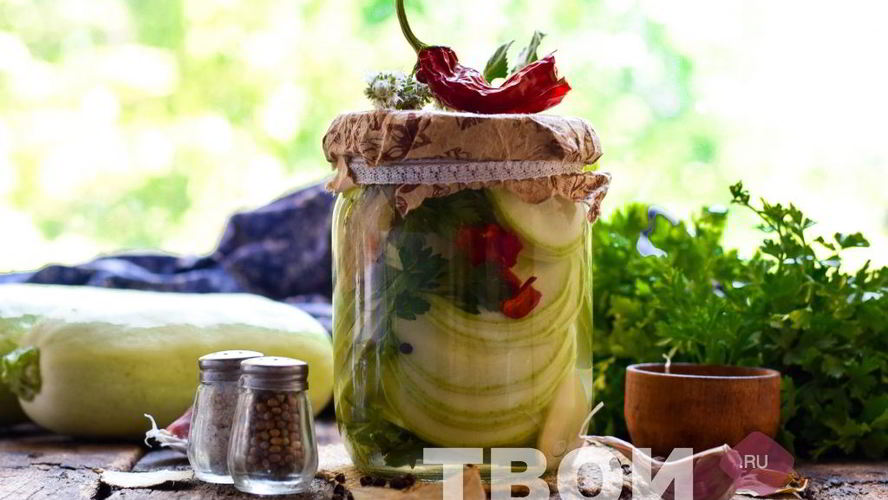 Рецепт кабачков маринованных на зиму