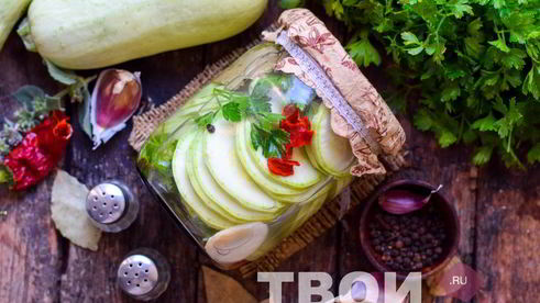 кабачки маринованные на зиму