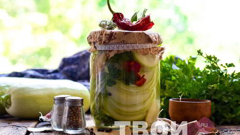 кабачки маринованные на зиму