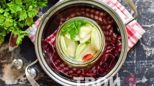 кабачки маринованные на зиму