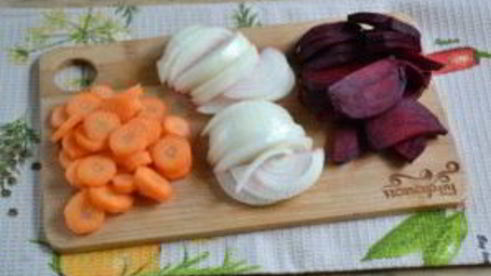 капуста, маринованная со свеклой по-грузински