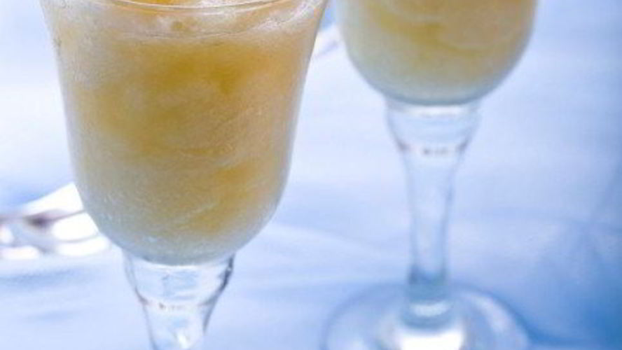 Рецепт маринованной дыни с гранитой из лайма и базилика