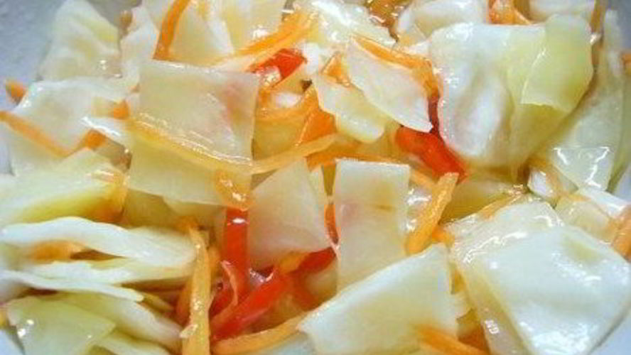Рецепт маринованной капусты на закуску