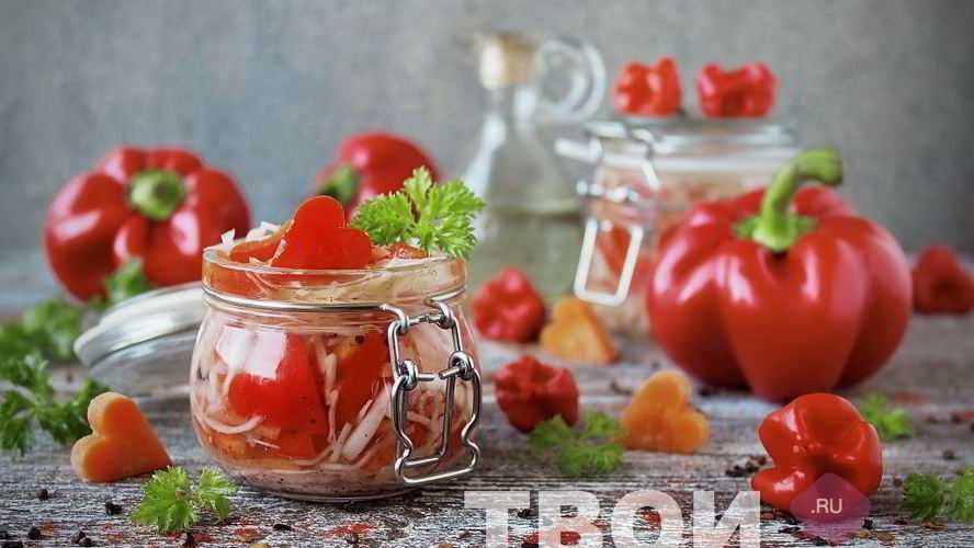 Рецепт маринованной капусты с перцем
