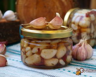 Маринованный чеснок на зиму