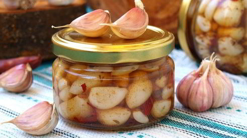 маринованный чеснок на зиму