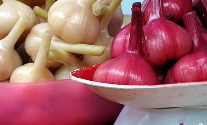 Маринованный чеснок по-корейски