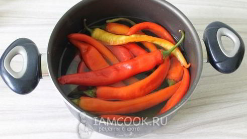 маринованный острый перец на зиму