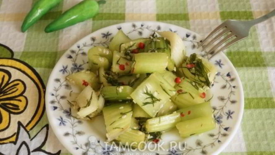 Рецепт маринованного сельдерея