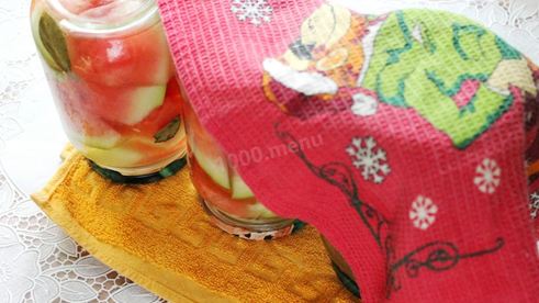 маринованные арбузы в банках на зиму