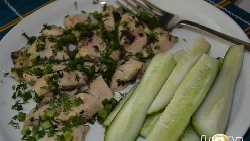 маринованные грудки на пару